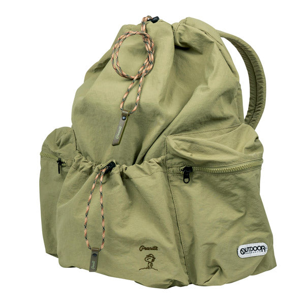 PEANUTS×OUTDOOR PRODUCTS リュック (カーキ)