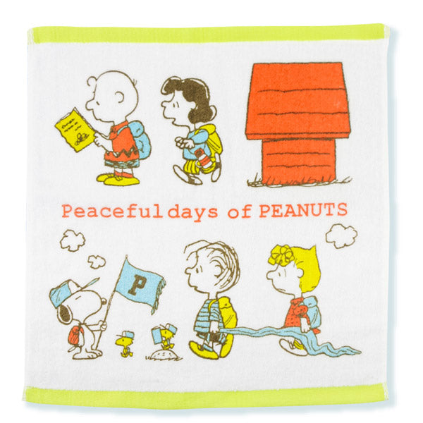 スヌーピー ウォッシュタオル (Peaceful days of PEANUTS)