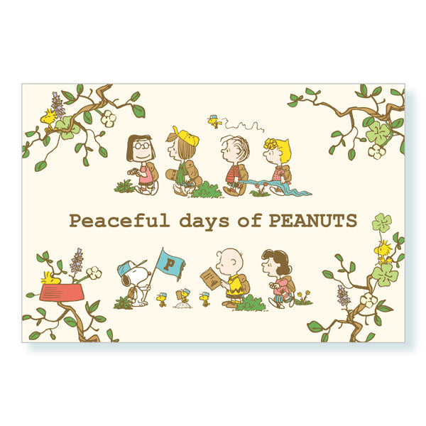 スヌーピー アートカード 2枚セット (Peaceful days of PEANUTS)