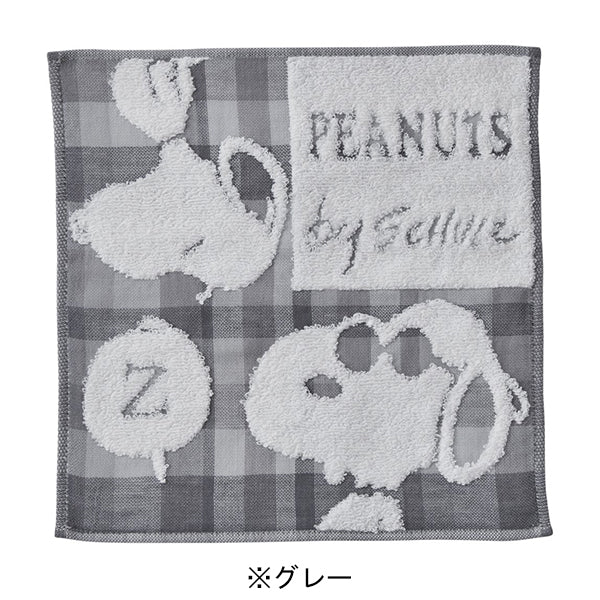 スヌーピー ガーゼパイル ミニタオル (MORE SLEEP PEANUTS)