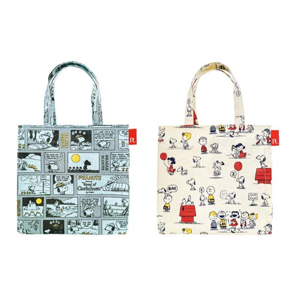 PEANUTS ROOTOTE スクエアバッグ ラミネート