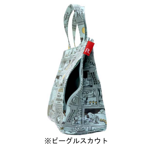 PEANUTS ROOTOTE スクエアバッグ ラミネート