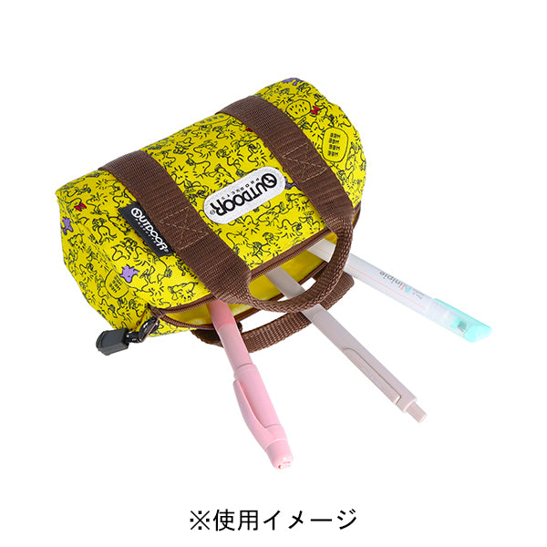 PEANUTS×OUTDOOR PRODUCTS ペンケース ロールボストン (ウッドストック)