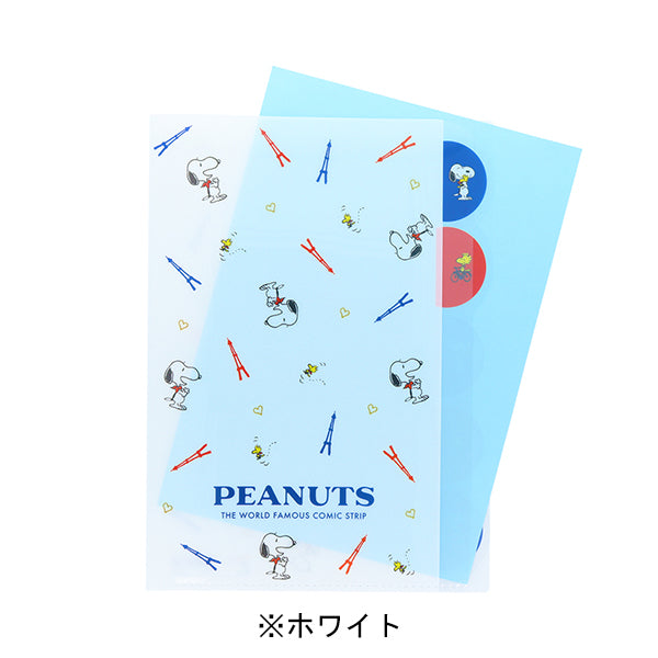 スヌーピー ダイカットクリアファイル5P (PEANUTS Bon voyage!)