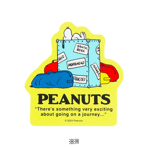 スヌーピー ステッカー (PEANUTS Bon voyage!)