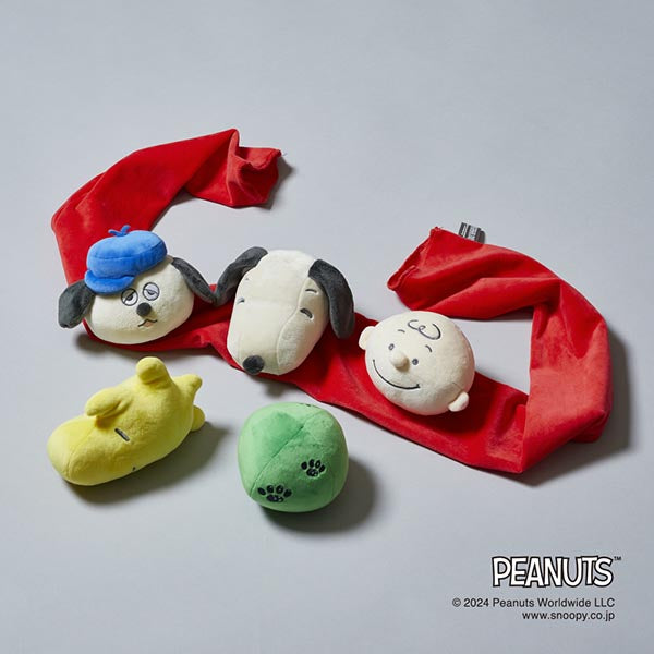 パーリーゲイツ×スヌーピー 耳付きSNOOPYぬいぐるみボールポーチ