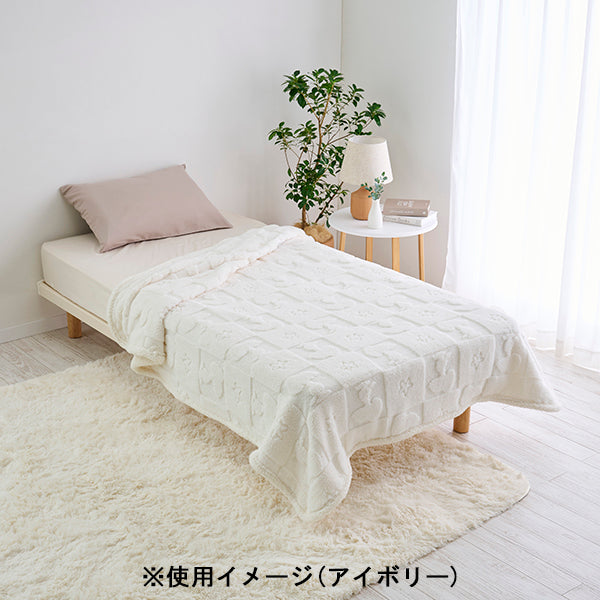 スヌーピー ニューマイヤー毛布 (MORE SLEEP -Warm and Cozy-)