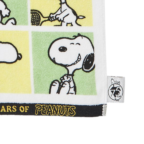 スヌーピー プリントフェイスタオル (PEANUTS 75th)