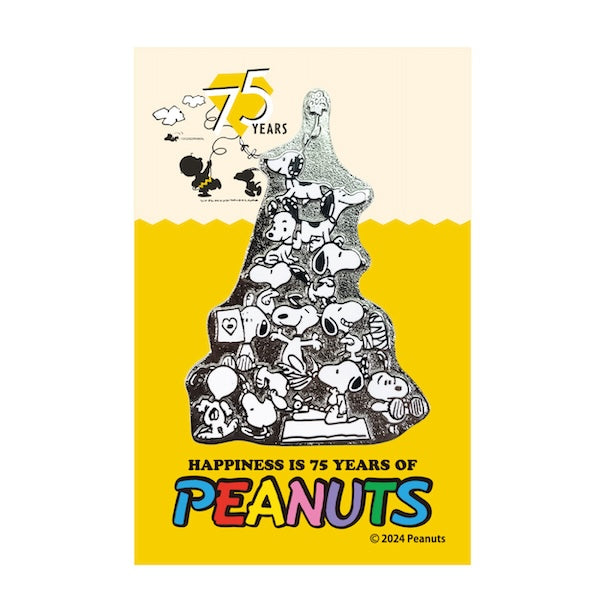 スヌーピー ピンバッジ (PEANUTS75周年 ピラミッド)