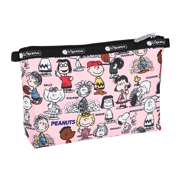 PEANUTS×LeSportsac COSMETIC CLUTCH (ピーナッツギャング/ピンク)