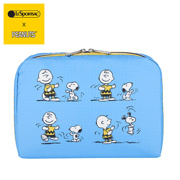 PEANUTS×LeSportsac EXTRA LARGE RECTANGULAR COSMETIC (ピーナッツ＆ヴァイブス)