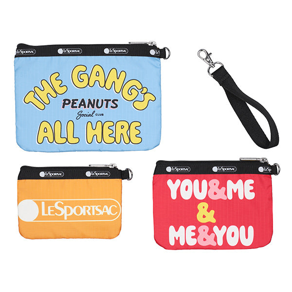 PEANUTS×LeSportsac WRISTLET POUCH SET (ピーナッツギャング)