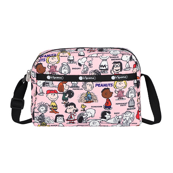 PEANUTS×LeSportsac DANIELLA CROSSBODY (ピーナッツギャング/ピンク)