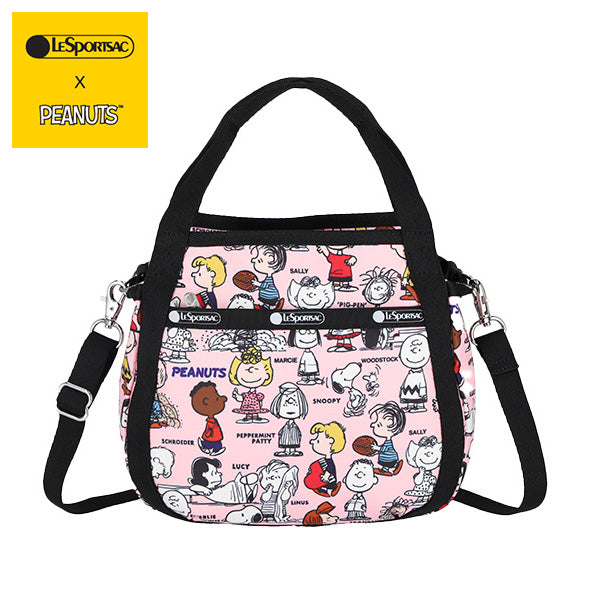 PEANUTS×LeSportsac SMALL JENNI (ピーナッツギャング/ピンク)