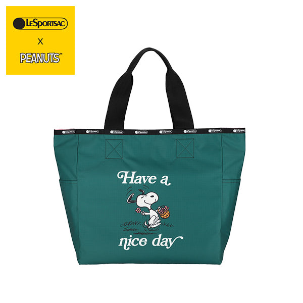 PEANUTS×LeSportsac LG REVERSIBLE TOTE (スヌーピーギャングトート)