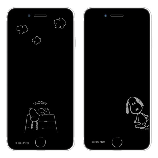 スヌーピー iPhoneSE(第3世代/第2世代)/8/7/6s/6対応 ガラス