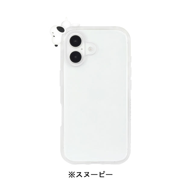 スヌーピー フレーム IIIIfit Clear iPhone16 対応 ケース