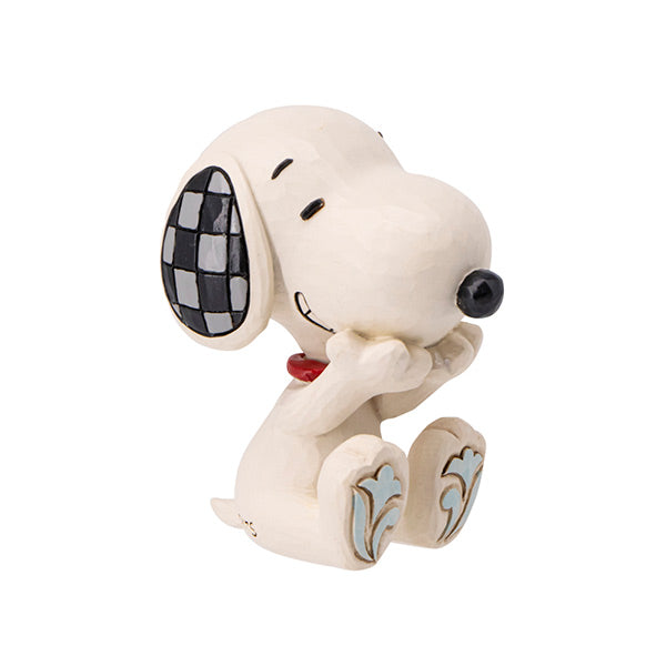 PEANUTS JIM SHORE ミニフィギュア Snoopy Laughing