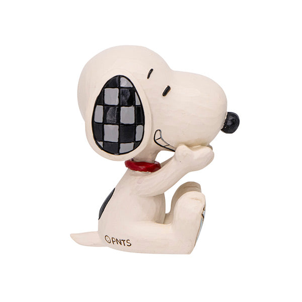 PEANUTS JIM SHORE ミニフィギュア Snoopy Laughing