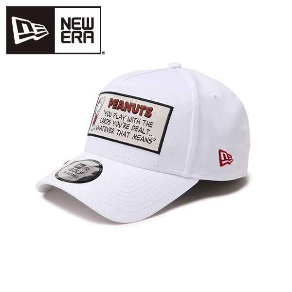 PEANUTS NEW ERA キャップ (ゴルフ 940AFOP FRONT PATCH / ホワイト)