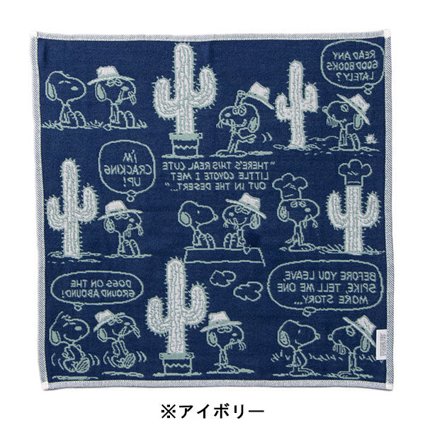 PEANUTS 3重ガーゼハンカチ (サボテン)