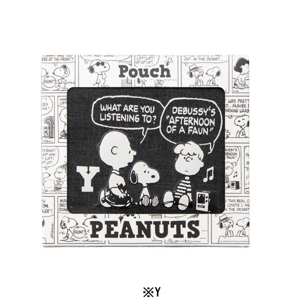 PEANUTS イニシャルポーチ