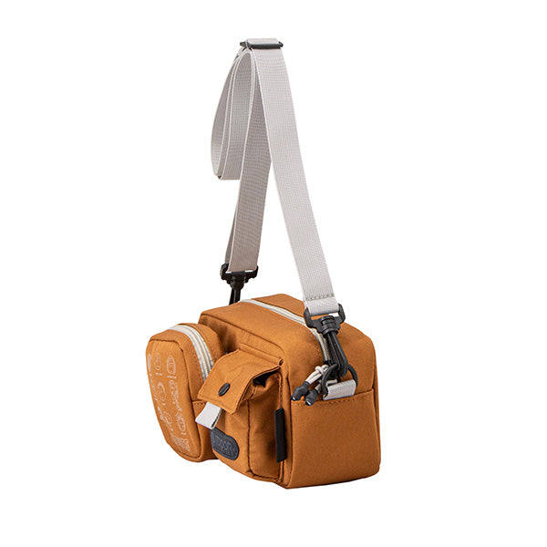 PEANUTS×OUTDOOR PRODUCTS ショルダーバッグ＆コスメポーチ (茶)