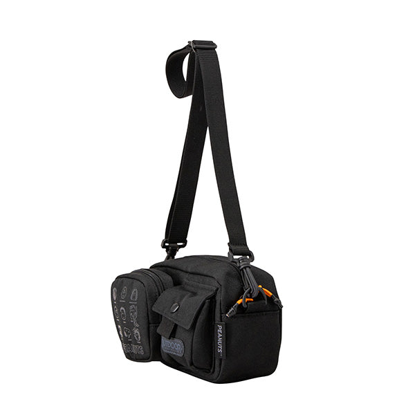 PEANUTS×OUTDOOR PRODUCTS ショルダーバッグ＆コスメポーチ (黒)