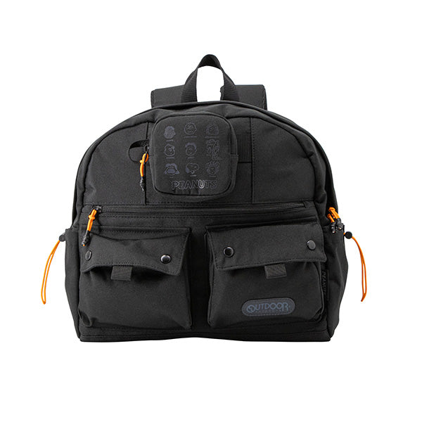 PEANUTS×OUTDOOR PRODUCTS リュック＆コスメポーチ (黒)