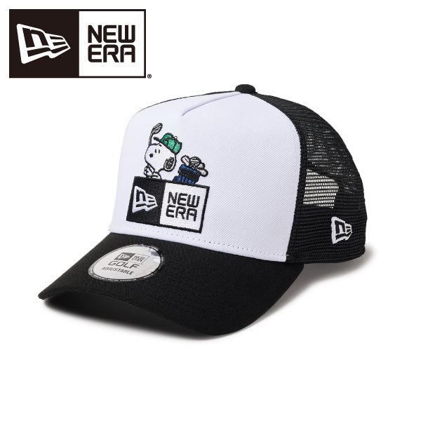 PEANUTS NEW ERA キャップ (ゴルフ 940AF ブラック/ホワイト)
