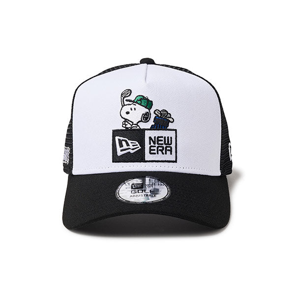 PEANUTS NEW ERA キャップ (ゴルフ 940AF ブラック/ホワイト)
