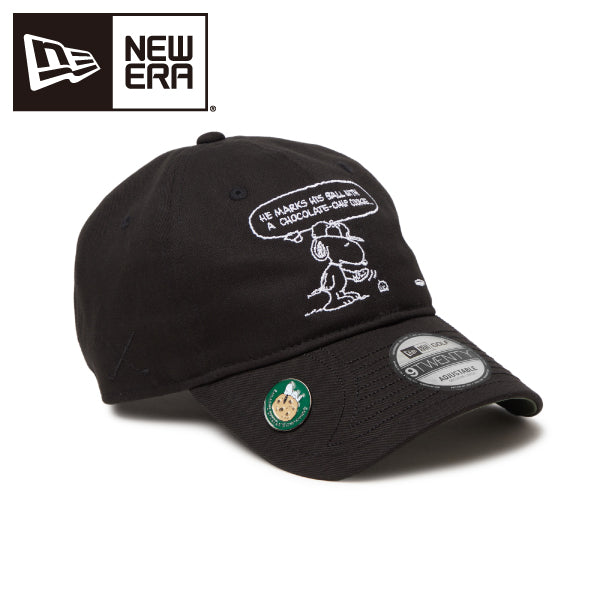 PEANUTS NEW ERA キャップ (ゴルフ 920CS/ブラック)