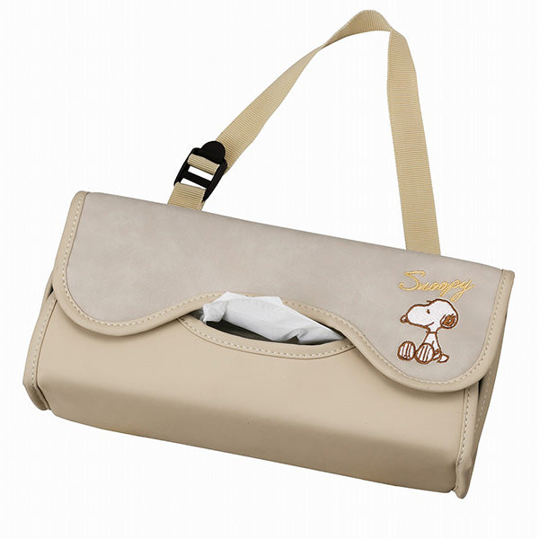 スヌーピー ティッシュカバー (エレガンス/アイボリー)