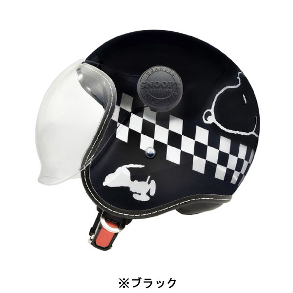 スヌーピー ジェットシールドヘルメット (チェッカーフラッグ)