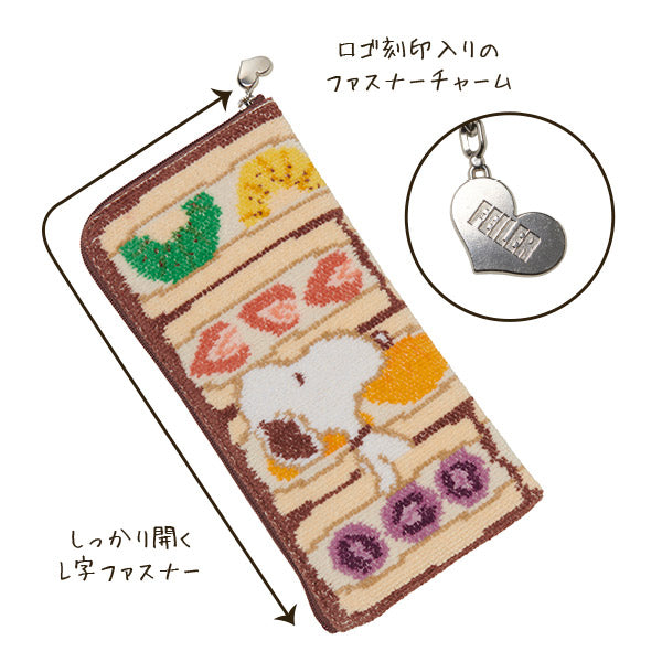 おかいものSNOOPY限定】FEILER縦型ポーチ (フルーツサンド)