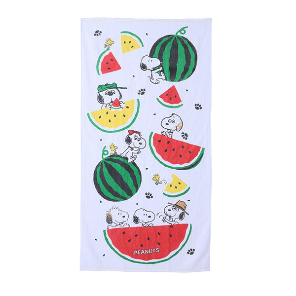 スヌーピー 和ガーゼ バスタオル (Watermelon)