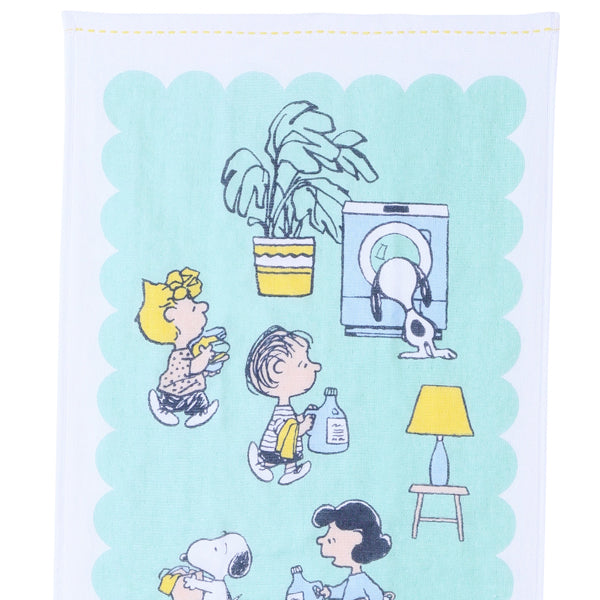 PEANUTS SNOOPY スヌーピー フェイスタオル 富士山 ふんわり
