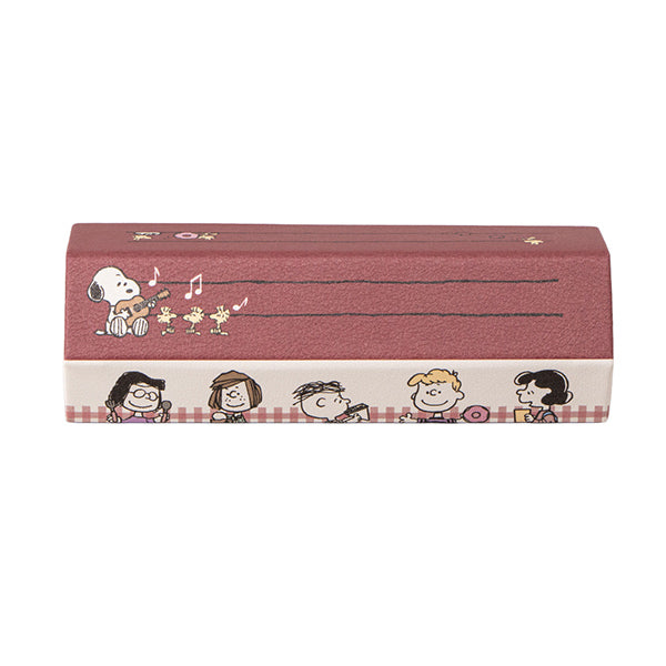 スヌーピー クロス付 ハウスメガネケース (ピクニック日和)