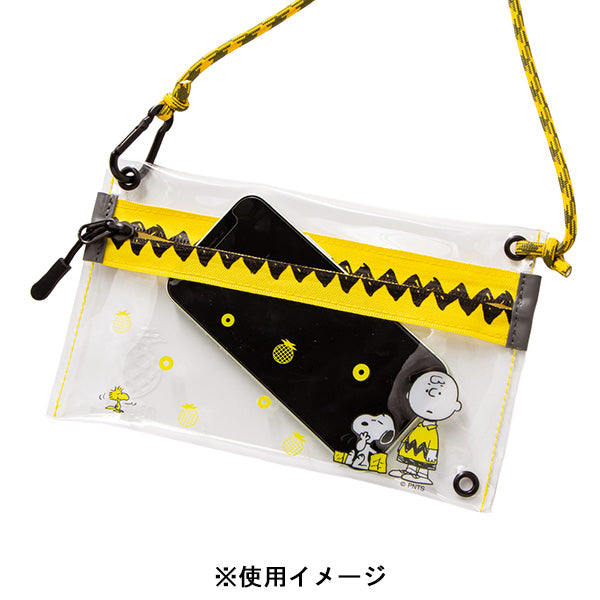 スヌーピー パインアメクリアサコッシュ