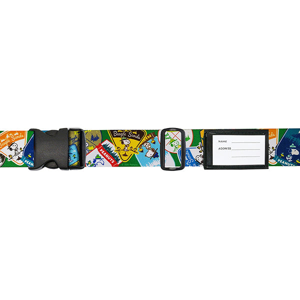 スヌーピー スーツケースベルト ワンタッチ (ワッペン)