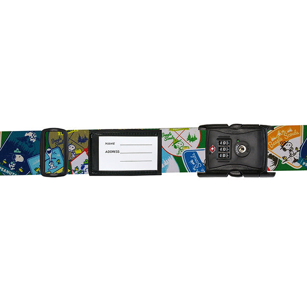 スヌーピー スーツケースベルト TSA (ワッペン)