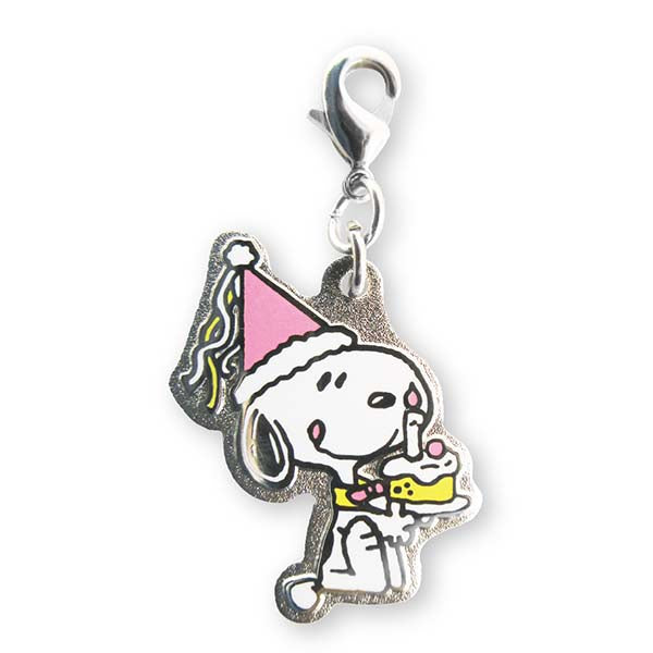 スヌーピー チャーム2個セット (HAPPY BIRTHDAY SNOOPY)