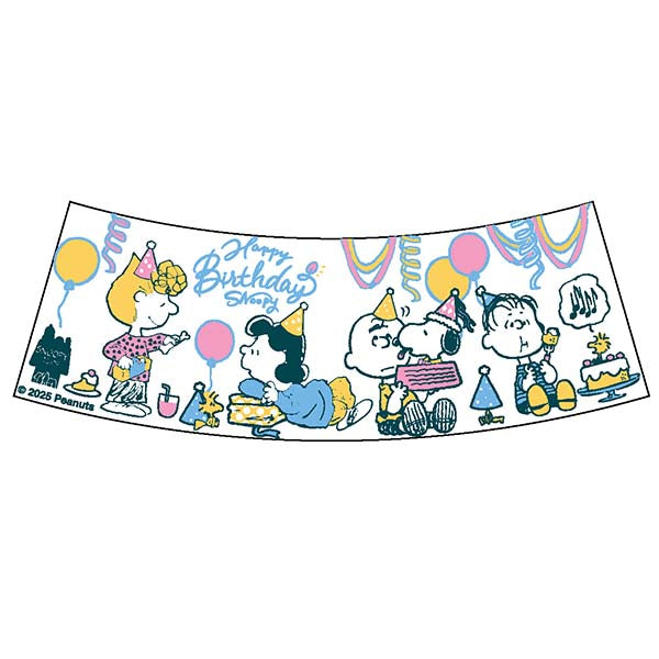 スヌーピー パーティーグラス (HAPPY BIRTHDAY SNOOPY)