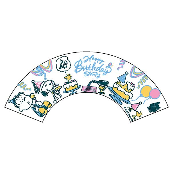 スヌーピー プチスプーン付きミニガラスボウル (HAPPY BIRTHDAY SNOOPY)