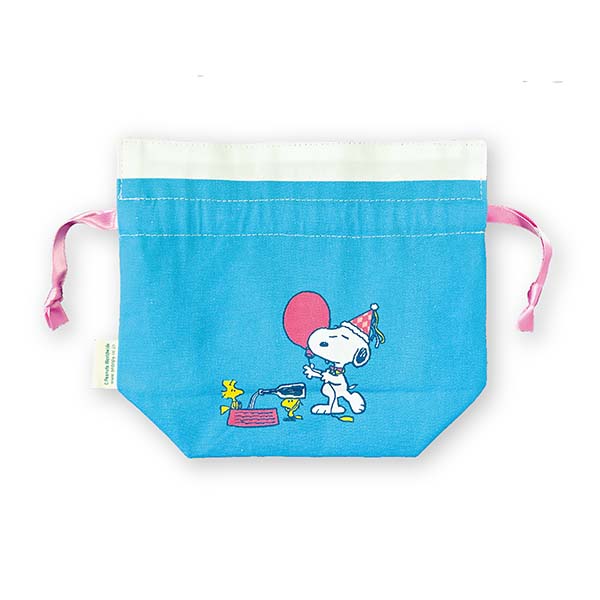 スヌーピー 巾着 (HAPPY BIRTHDAY SNOOPY)
