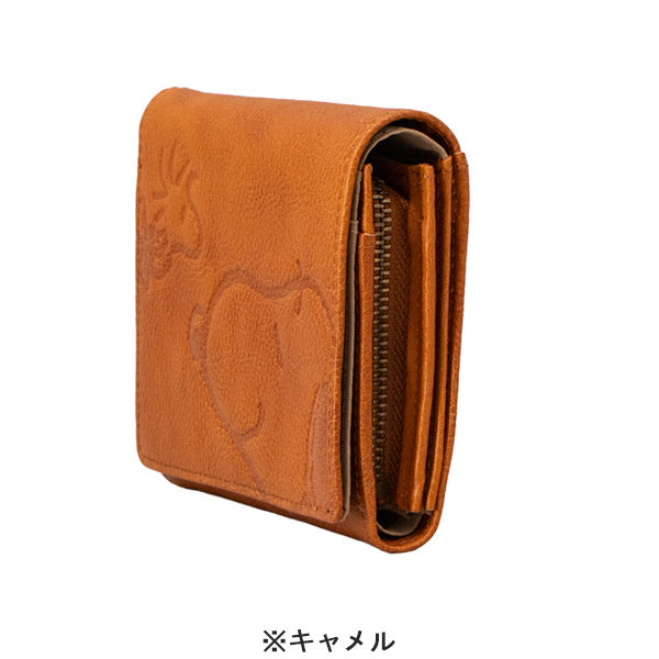 スヌーピー 二つ折れ財布 (スマイルシリーズ)