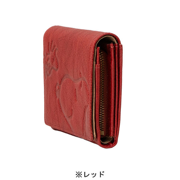 スヌーピー 二つ折れ財布 (スマイルシリーズ)