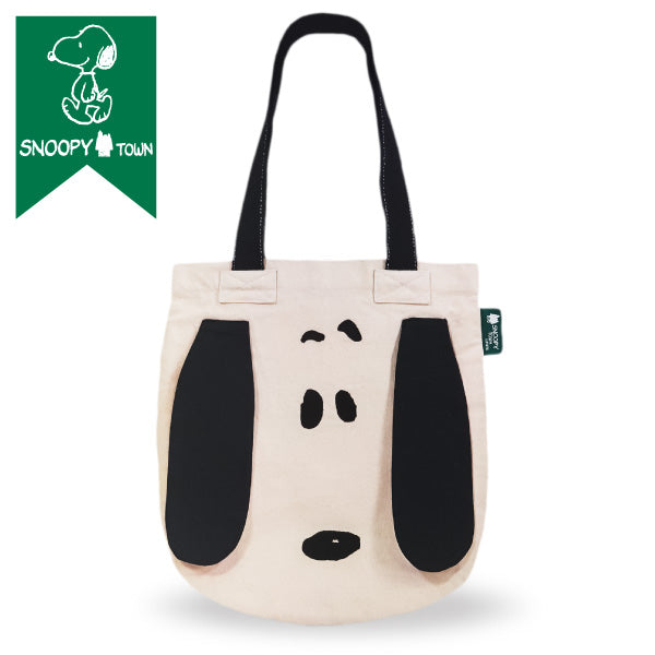 スヌーピー 刺繍SNOOPYフェイス (トートバック)