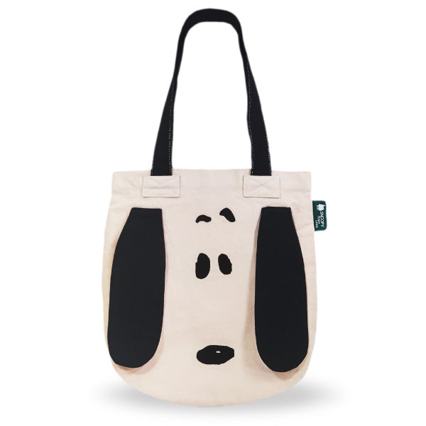 スヌーピー 刺繍SNOOPYフェイス (トートバック)