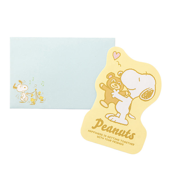 スヌーピー ダイカットミニレター (くま)